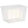 Rangement|Gifi Boîte de rangement transparente avec couvercle 18,8L