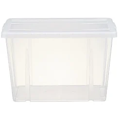 Rangement|Gifi Boîte de rangement transparente avec couvercle 18,8L