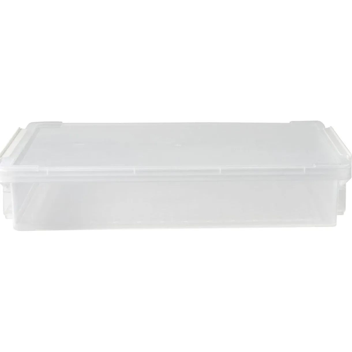 Rangement|Gifi Boîte de rangement transparente A4 fermeture clip 4L