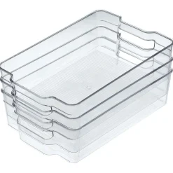 Boîte de rangement transparente pour réfrigérateur x3^Gifi Sale