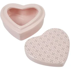 Rangement|Gifi Boîte en forme de coeur rose