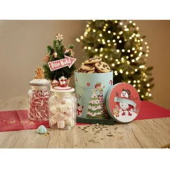 Boîte en métal 3 niveaux design Noël^Gifi Outlet