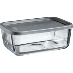 Boîte en verre avec couvercle 1,17 L^Gifi Online