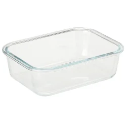 Boîte en verre et bambou 1 L^Gifi Discount