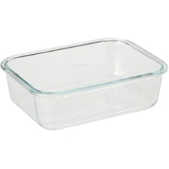 Boîte en verre et bambou 1,5 L^Gifi