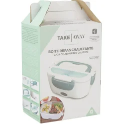 Boîte lunch chauffante 2 compartiments 1 cuillère^Gifi Sale