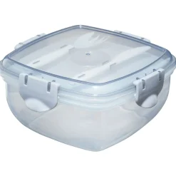 Boîte lunch 1L avec couverts et bloc réfrigérant^Gifi