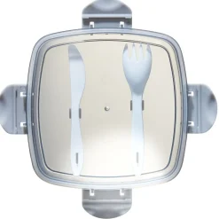 Boîte lunch 1L avec couverts et bloc réfrigérant^Gifi