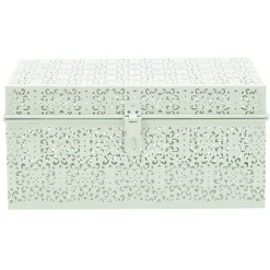 Rangement|Gifi Boîte métallique à motif ajouré dentelle