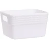 Online Gifi Boîte plastique blanc 14x11xH8,5cm
