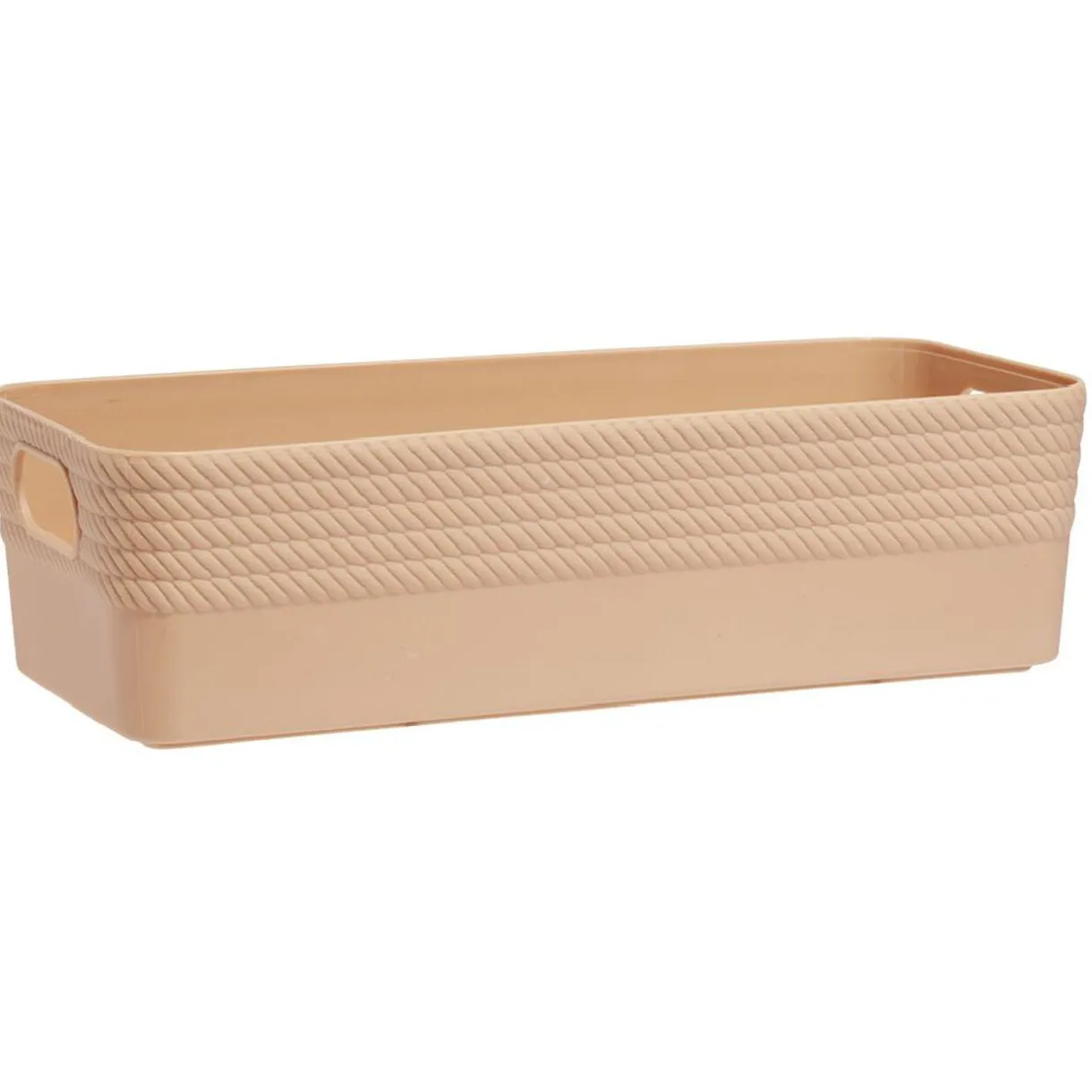 Outlet Gifi Boîte plastique nude 25x11xH7cm