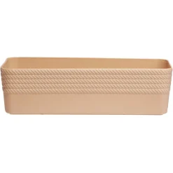 Outlet Gifi Boîte plastique nude 25x11xH7cm