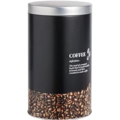 Boîte pour grains de café en métal - Ø10,8xH18,5cm^Gifi New