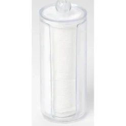 Outlet Gifi Boîte range disque démaquillant transparente