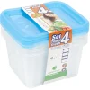 Boîte rangement alimentaire 1,1 L x4^Gifi Hot