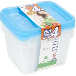 Boîte rangement alimentaire 1,1 L x4^Gifi Hot