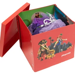 Rangement|Gifi Boîte rangement tapis de jeu Playmobil Pirate