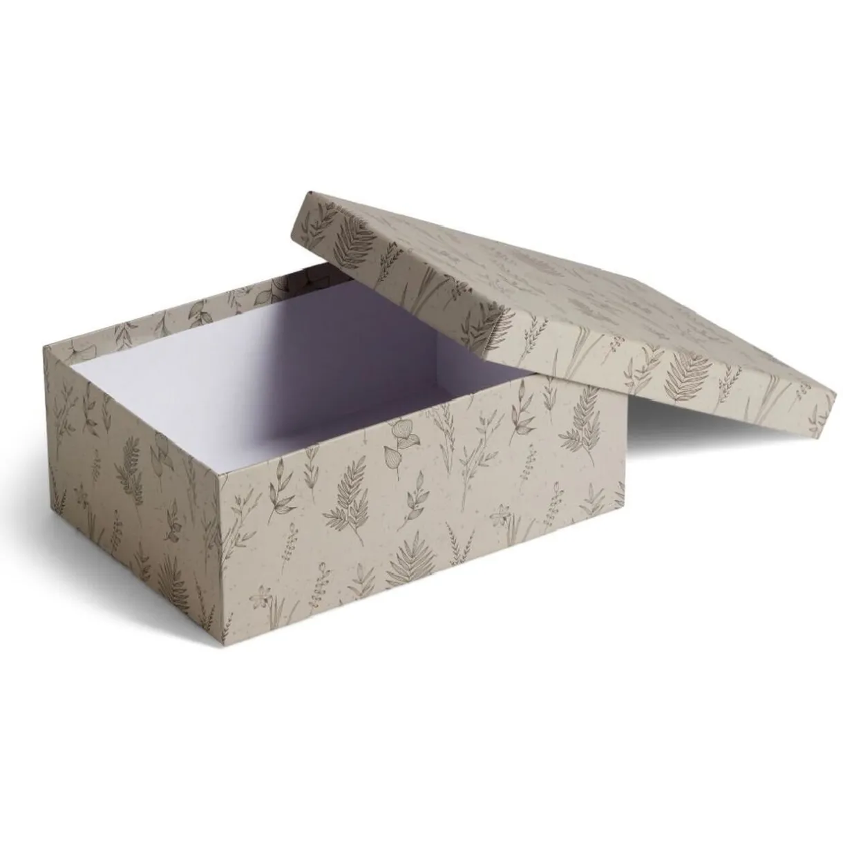 Rangement|Gifi Boîte rectangulaire en carton imprimé 28x13xH10cm