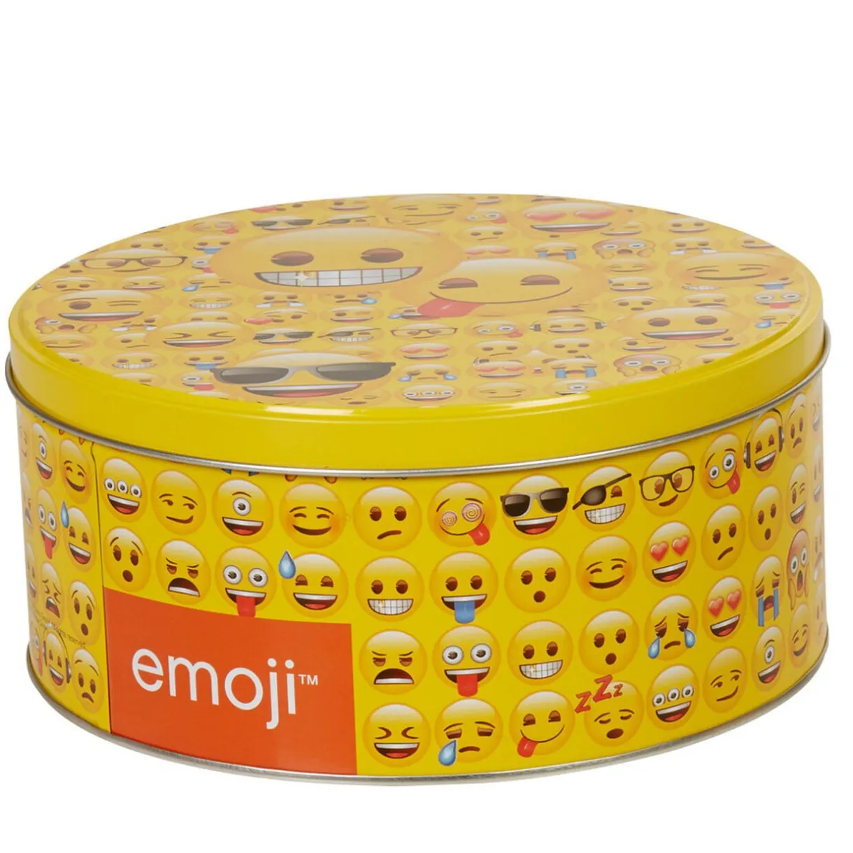 Rangement|Gifi Boîte ronde métallique design Emoji