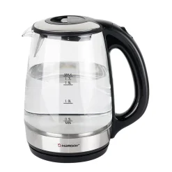 Bouilloire en verre Homday électrique à LED bleu 1,7L^Gifi Clearance