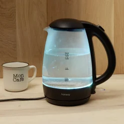 Bouilloire LED sans fil couleurs variables Homday en verre 1,7 L^Gifi Best