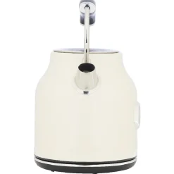 Bouilloire rétro indicateur température blanc crème 1,7 L^Gifi Clearance