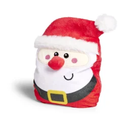 Hot Gifi Bouillote Père Noël rouge et blanc 15,5x16,5cm