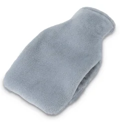 Online Gifi Bouillotte chauffe mains 780ml effet fourrure grise 16x25cm