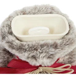 Hot Gifi Bouillotte et masque pour les yeux effet fourrure