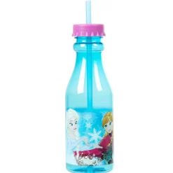 Bouteille avec paille La Reine des Neiges^Gifi New