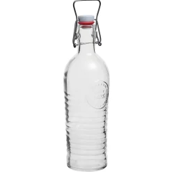 Bouteille en verre à bouchon mécanique officina^Gifi Clearance