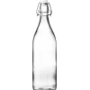 Bouteille en verre avec bouchon clip 1L^Gifi Clearance