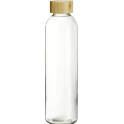 Bouteille en verre avec bouchon en bambou 750 ml^Gifi Sale