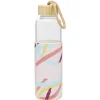 Bouteille en verre avec étui silicone antidérapant 550ml Ø6,6xH24cm^Gifi Online