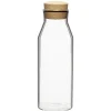 Bouteille en verre transparent et bouchon liège 1L^Gifi Outlet