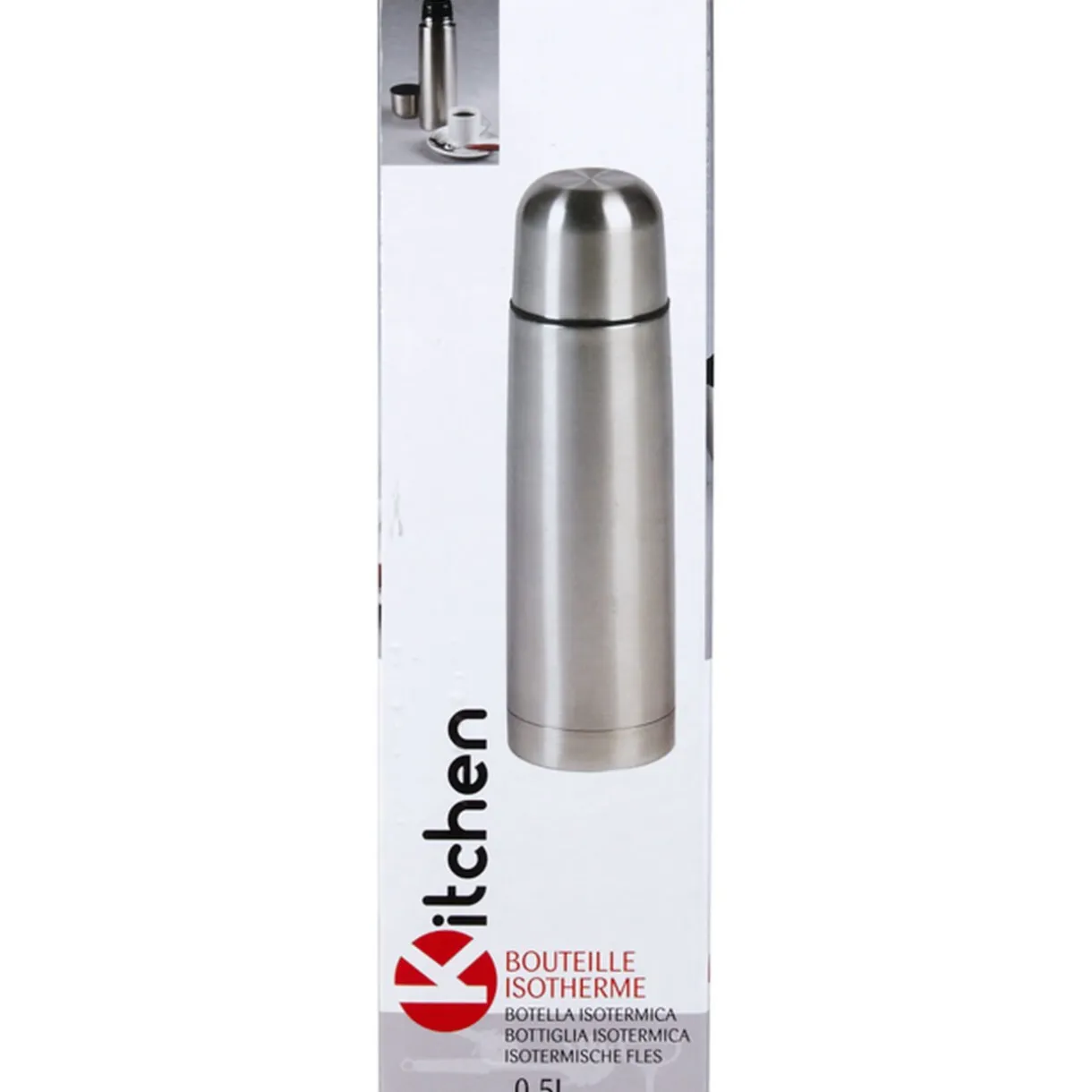 Bouteille isotherme inox^Gifi Discount