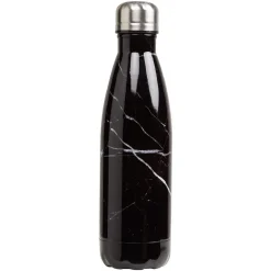 Bouteille isotherme inox noir effet marbre 500 ml^Gifi Clearance