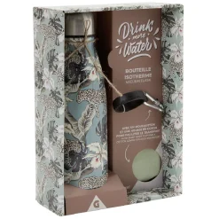 Bouteille isotherme inox avec housse et mousqueton 480 ml^Gifi Outlet