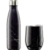 Bouteille isotherme inox 500 ml + tasse 300 ml^Gifi