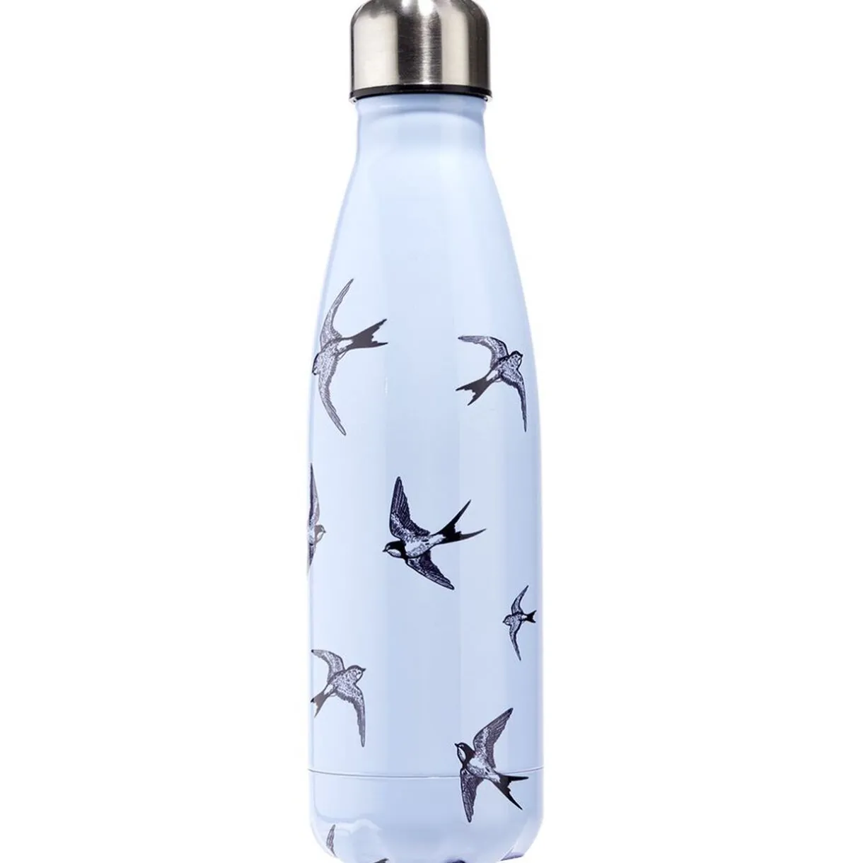 Bouteille isotherme inox motifs oiseaux gris 500ml^Gifi