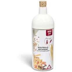 Bouteille récipient 900ml plastique transparent^Gifi Online
