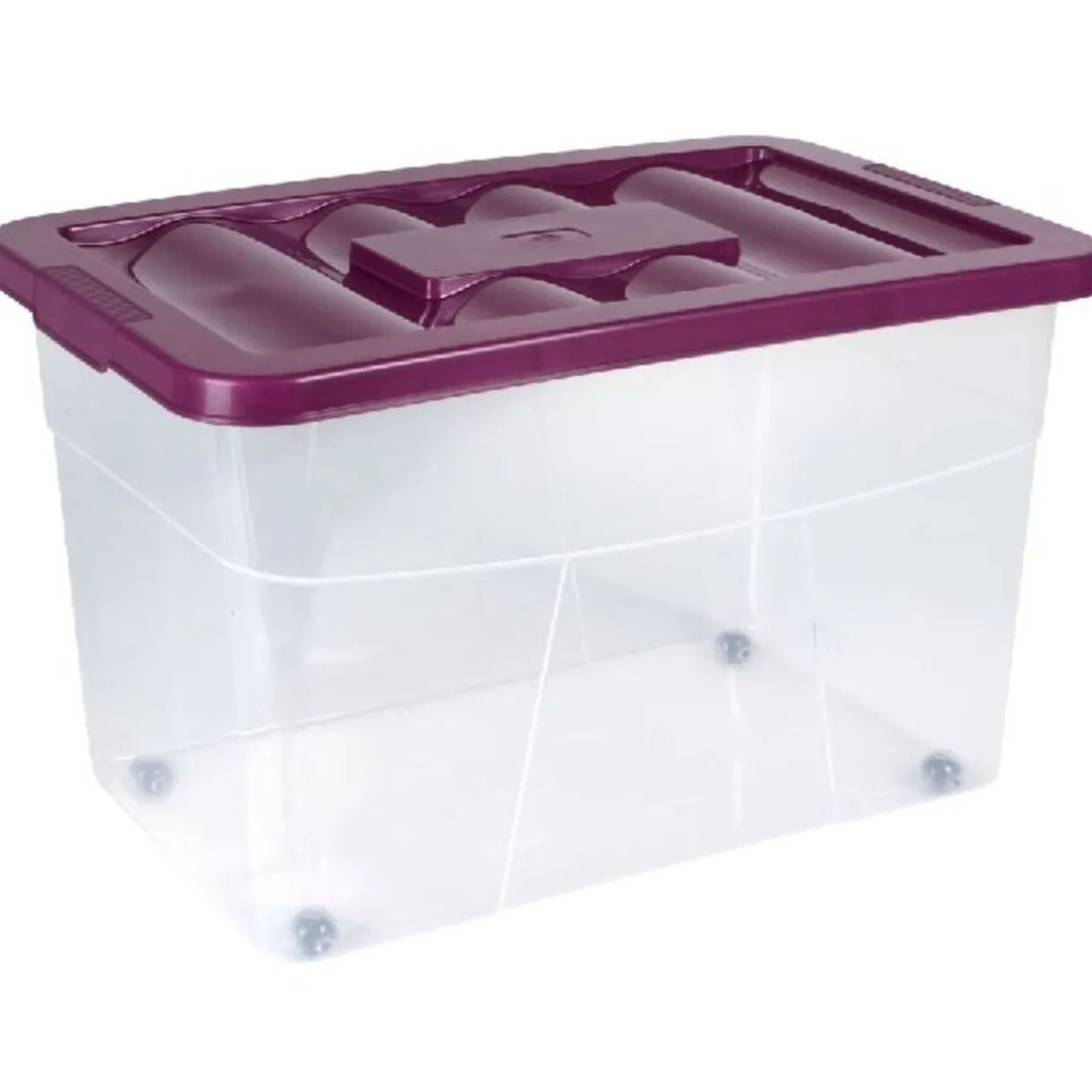 Rangement|Gifi BOX A ROULETTES 60 L