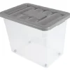 Rangement|Gifi BOX A ROULETTES 80 L