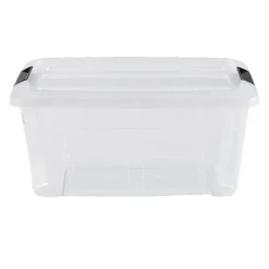 Rangement|Gifi Box de rangement à clips 15 L transparent