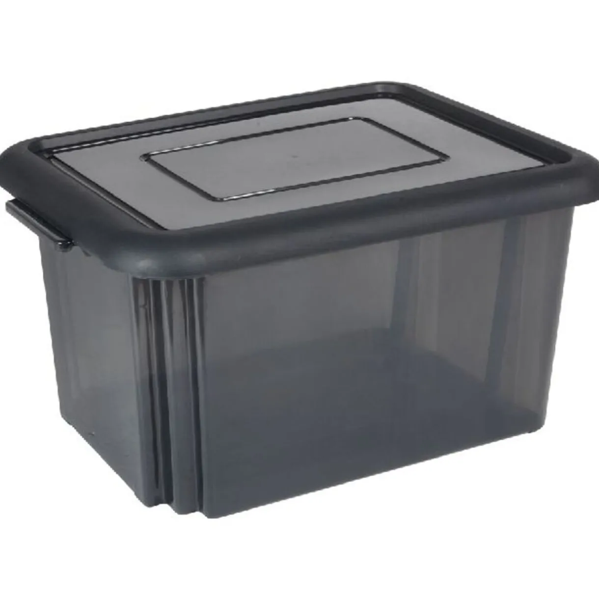 Rangement|Gifi Box de rangement 55 L noir