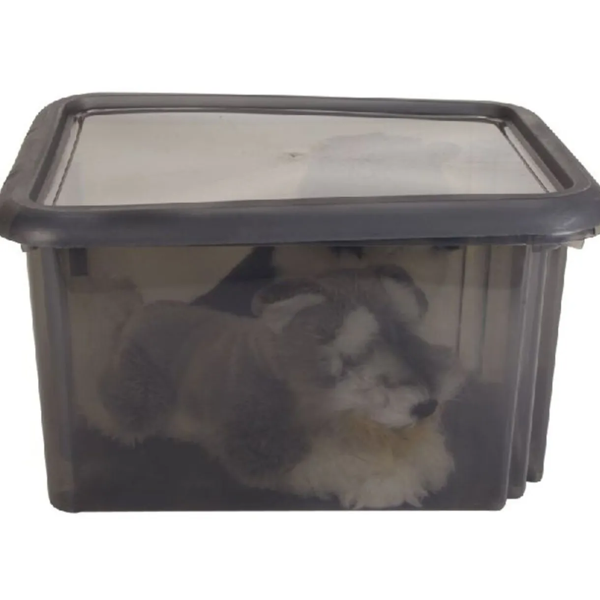 Rangement|Gifi Box de rangement 30 L noir