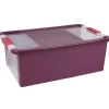 Rangement|Gifi Box de rangement 26 L rose fuchsia