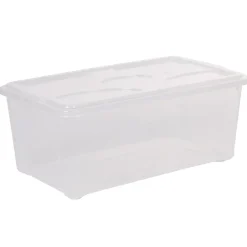 Rangement|Gifi Box de rangement 10 L transparent x3