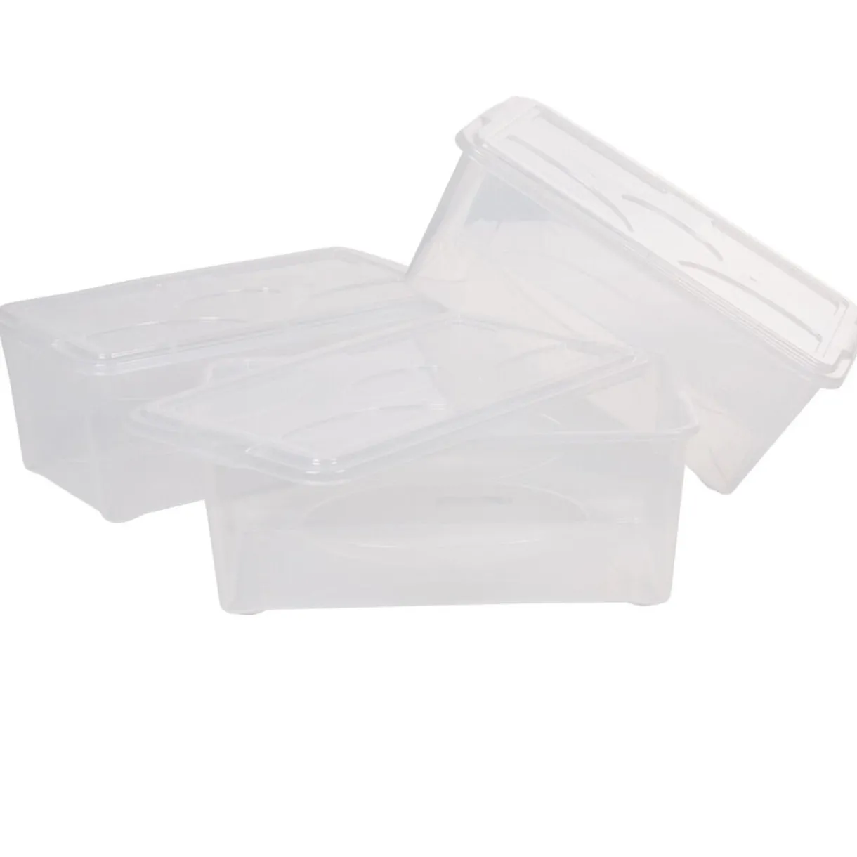 Rangement|Gifi Box de rangement 10 L transparent x3