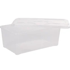 Rangement|Gifi Box de rangement 10 L transparent x3